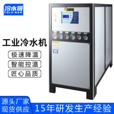 冷水哥工業冷水機30匹水冷式低溫冰水機冷凍制冷機組注塑模具廠家